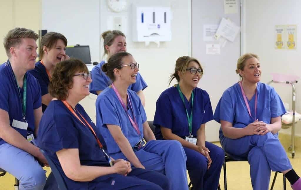 Critical care team from Liverpool University Hospitals receives a Royal virtual visit