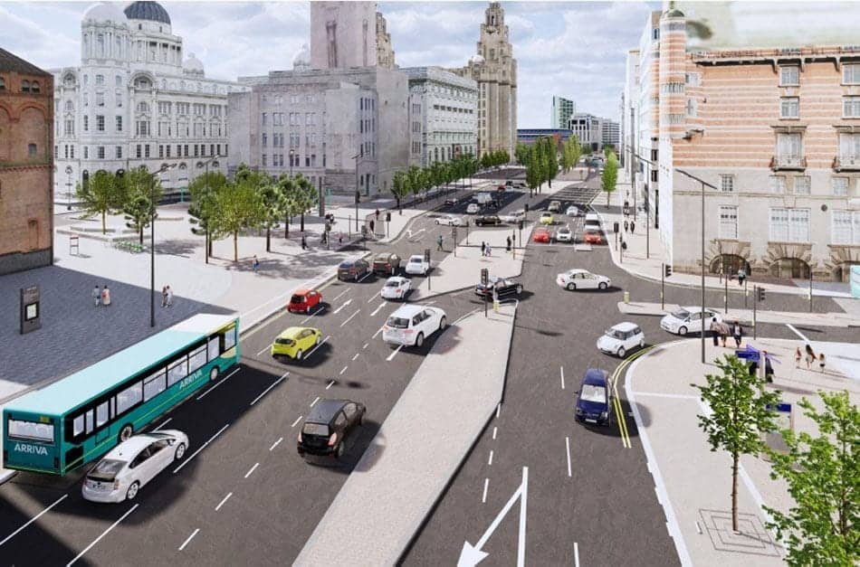 Revamp of The Strand in Liverpool City Centre enters new phase