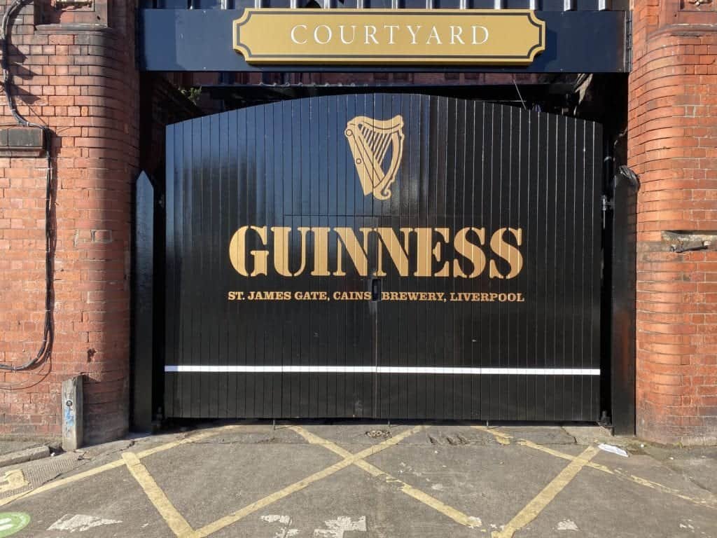 Punch Tarmey's Liverpool has installed a replica of The ‘Guinness' St. James Gate