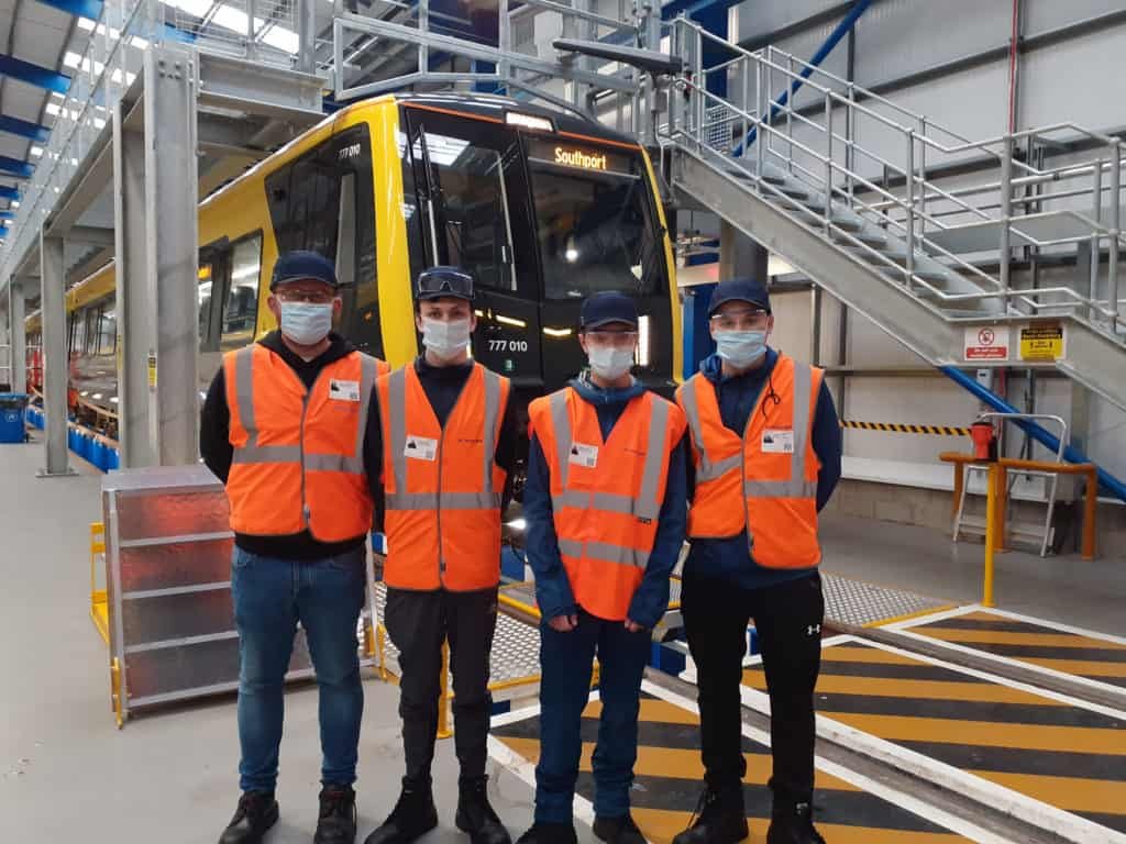 Merseyrail and Stadler join forces to provide local students with a behind-the-scenes tour 