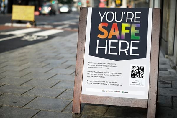 ‘You’re Safe Here’ scheme to create safe spaces across the city  