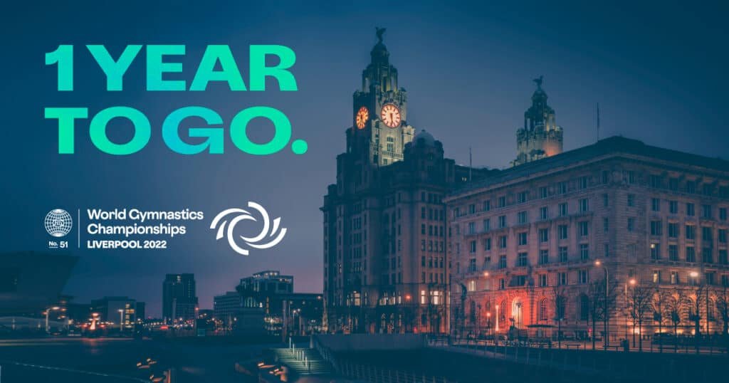 One year to go milestone for World Gymnastics Championships Liverpool 2022