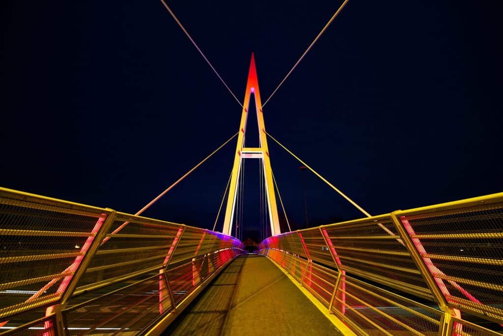 Iconic buildings and landmarks illuminate orange to support global call to end gender-based violence