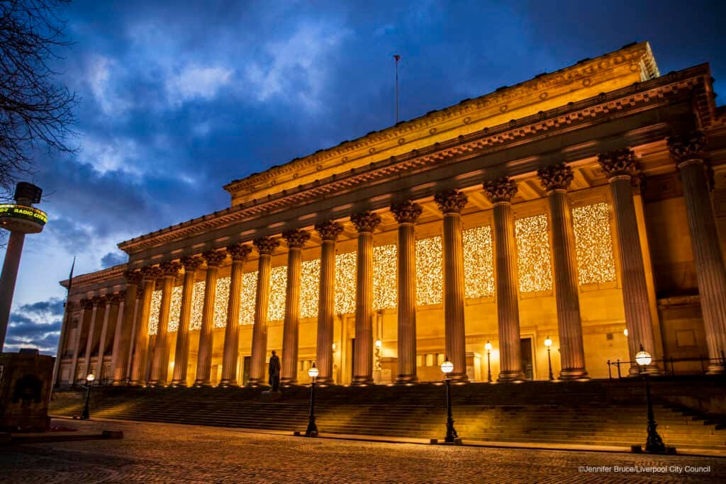 Iconic buildings and landmarks illuminate orange to support global call to end gender-based violence