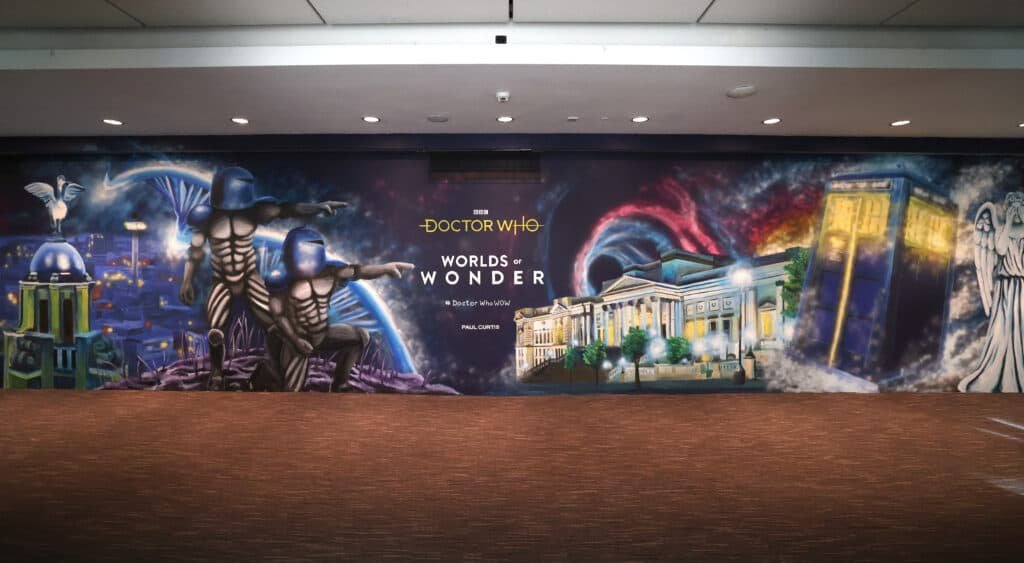 Epic Doctor Who mural unveiled at World Museum Liverpool