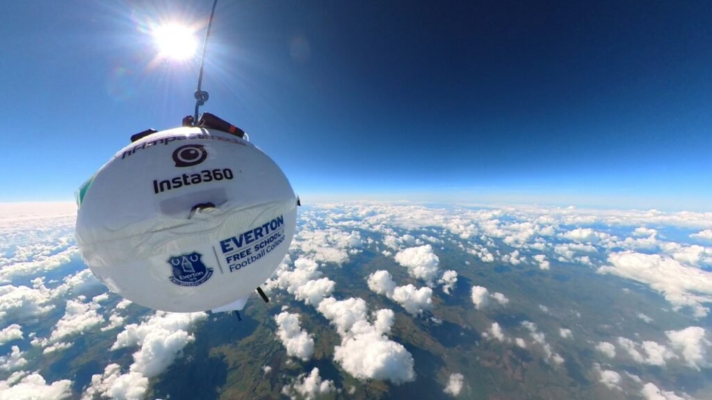 Everton Free School mark it's 10th anniversary by launching space balloon