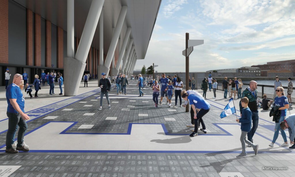 Everton unveil plans for a major new feature at new stadium