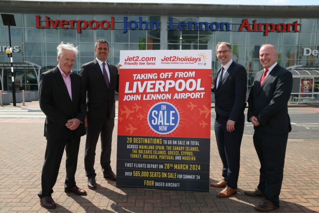 Jet2.com and Jet2holidays announce launch of flights and holidays from Liverpool