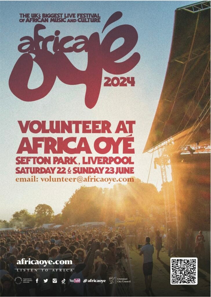 Africa Oyé are on the lookout for volunteers